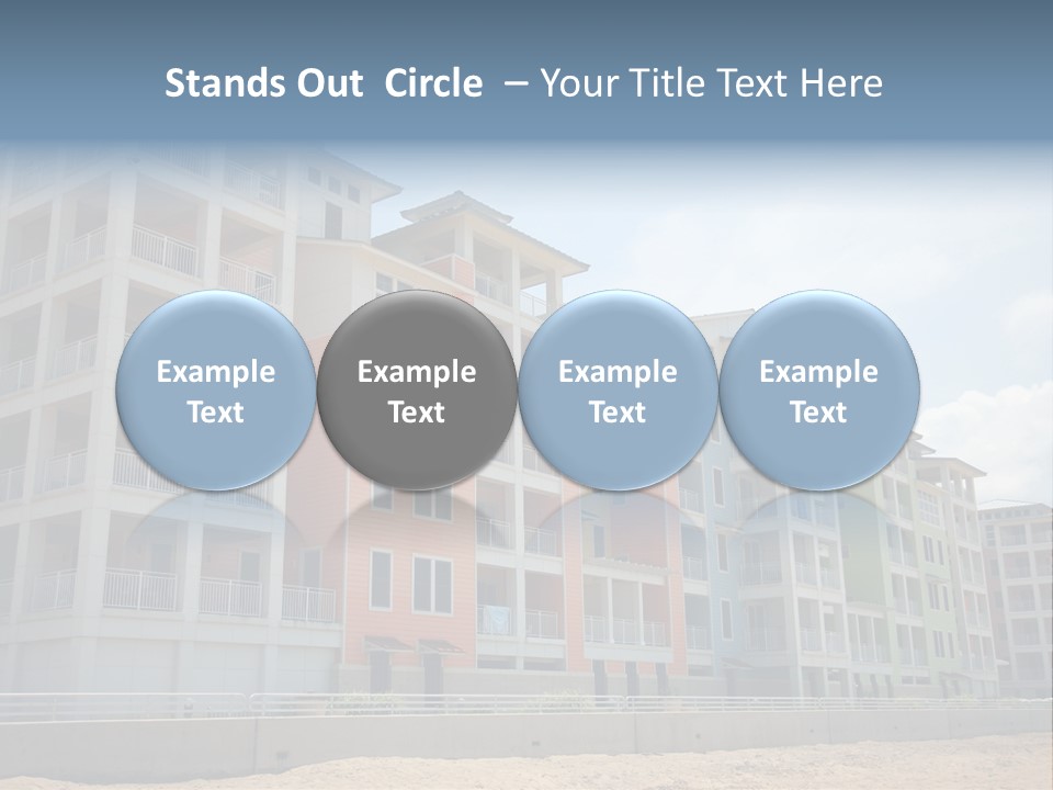 Orange Estate Turquoise PowerPoint Template