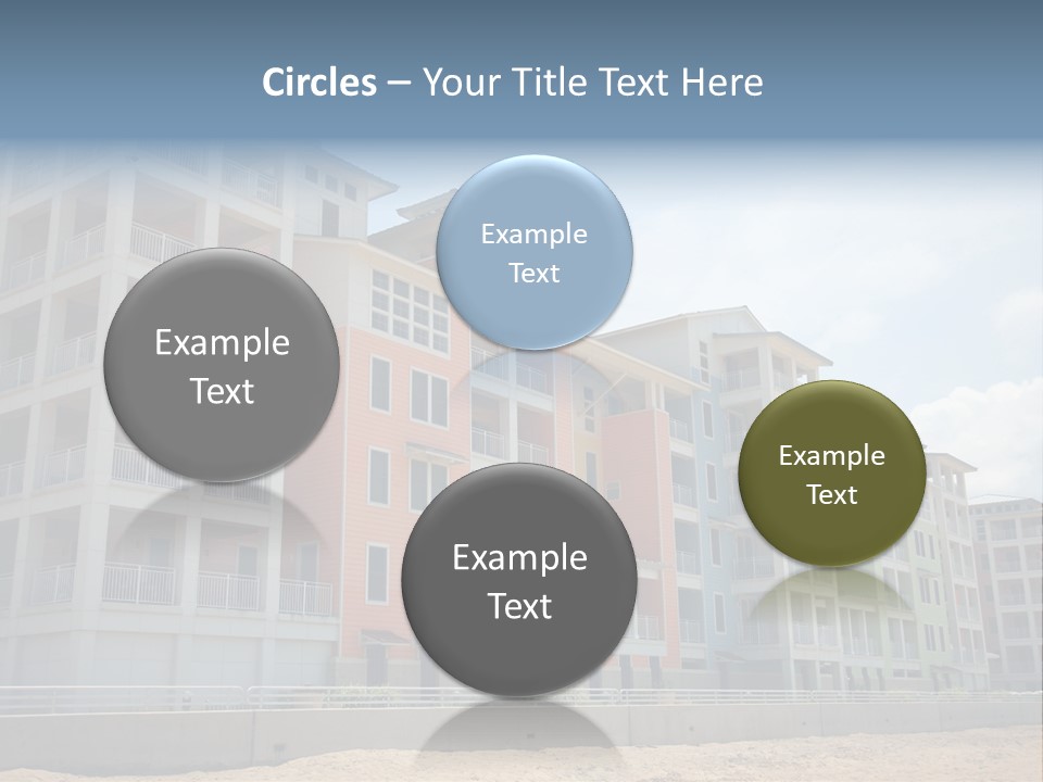 Orange Estate Turquoise PowerPoint Template