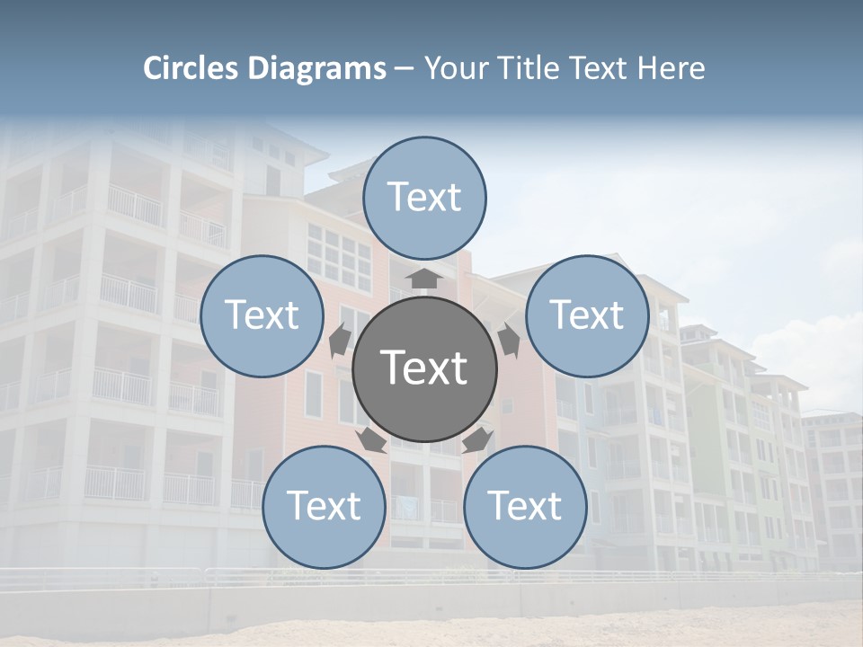 Orange Estate Turquoise PowerPoint Template