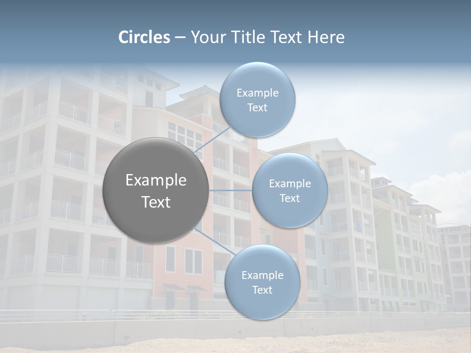 Orange Estate Turquoise PowerPoint Template