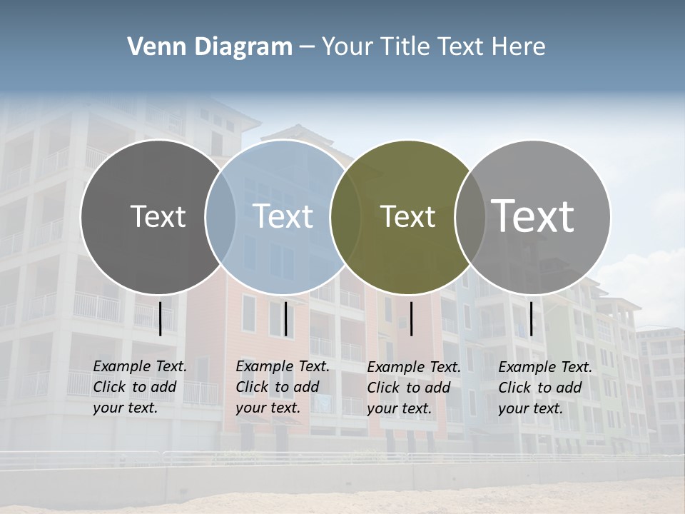 Orange Estate Turquoise PowerPoint Template