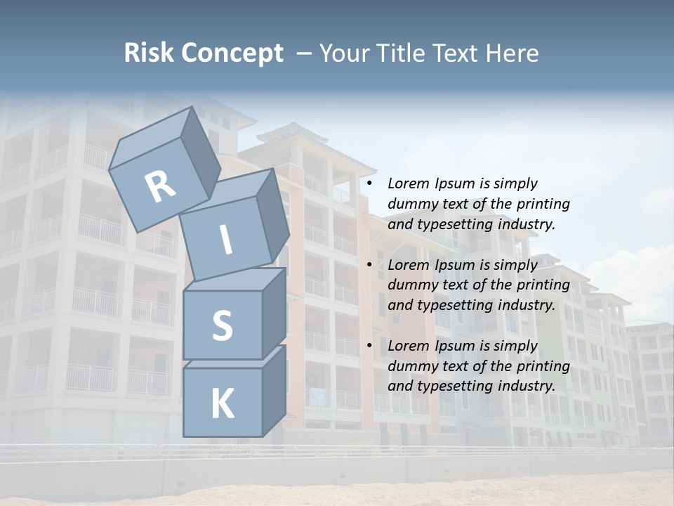 Orange Estate Turquoise PowerPoint Template