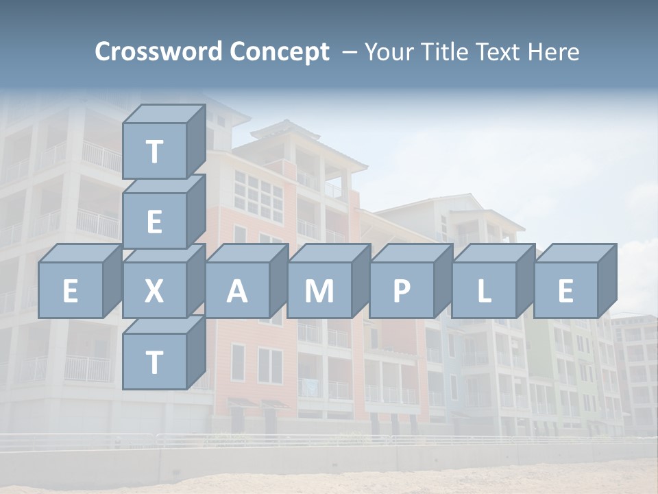 Orange Estate Turquoise PowerPoint Template