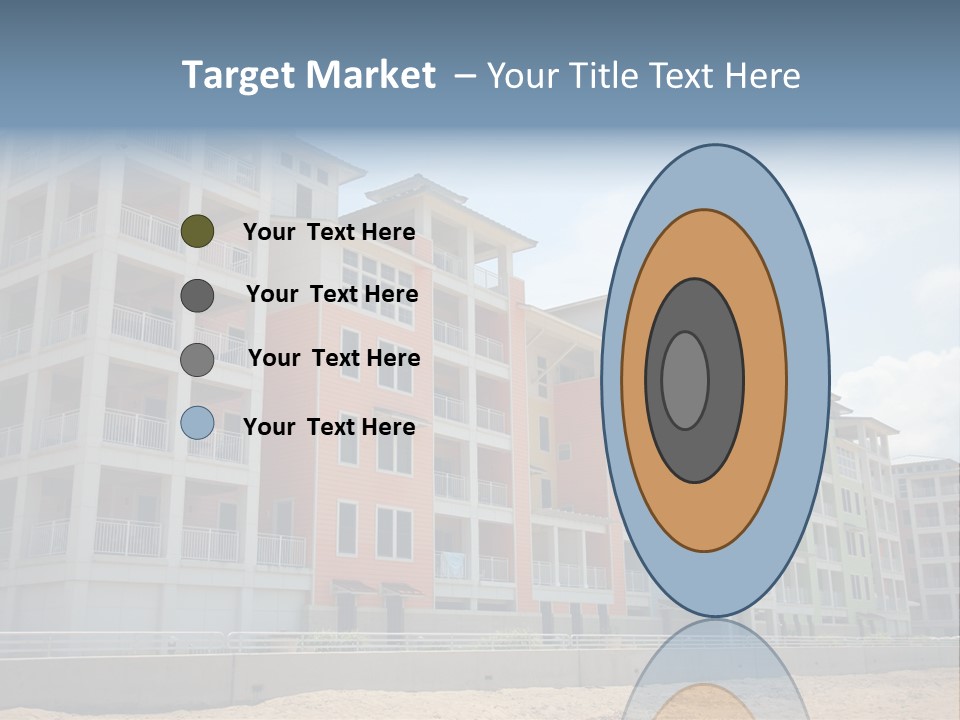 Orange Estate Turquoise PowerPoint Template