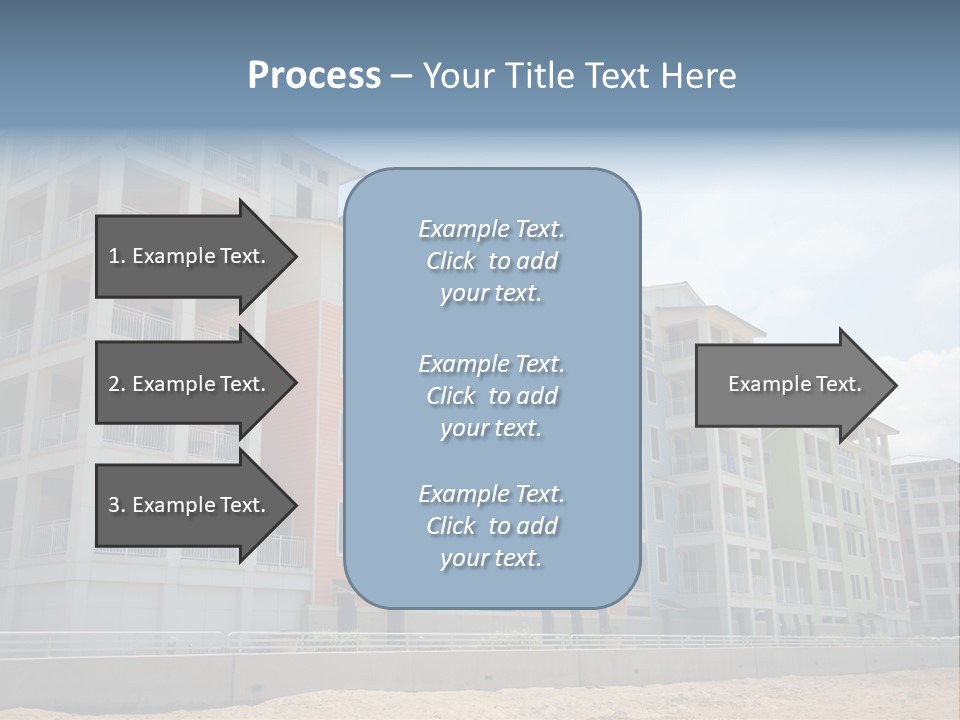 Orange Estate Turquoise PowerPoint Template