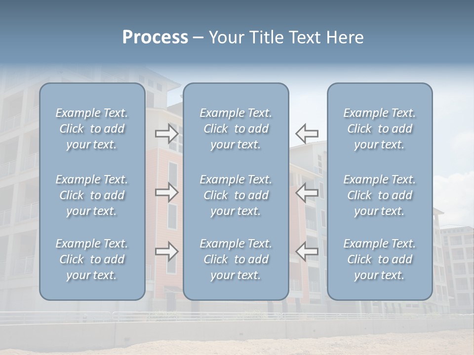Orange Estate Turquoise PowerPoint Template