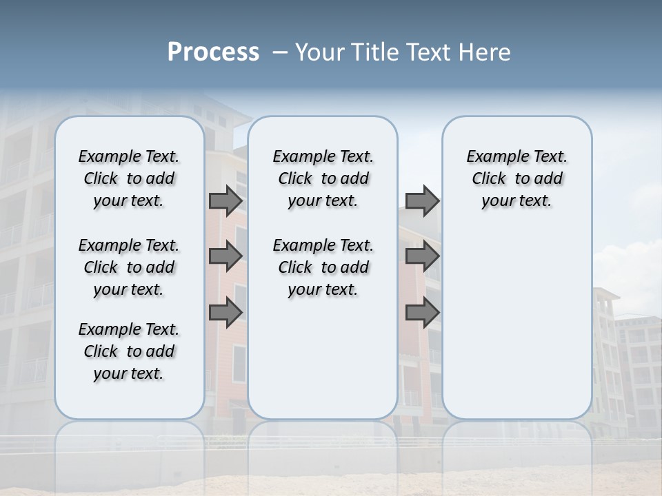 Orange Estate Turquoise PowerPoint Template