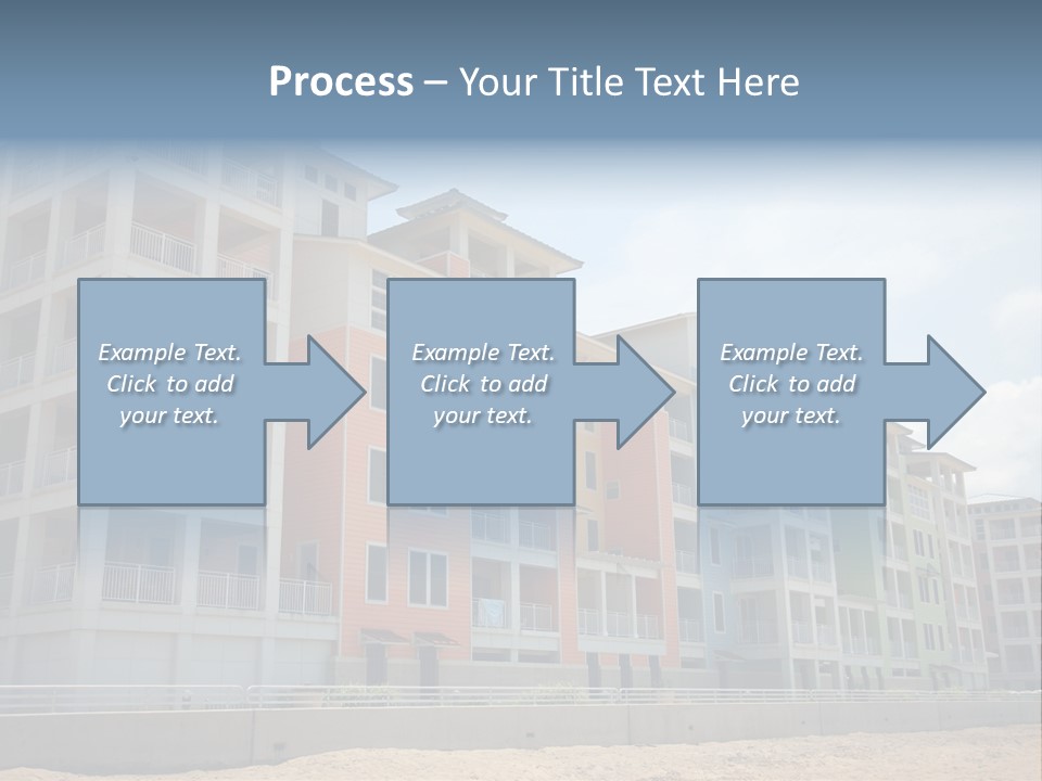 Orange Estate Turquoise PowerPoint Template