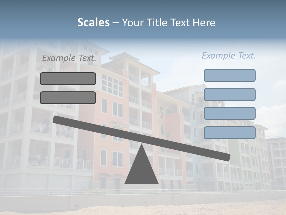 Orange Estate Turquoise PowerPoint Template