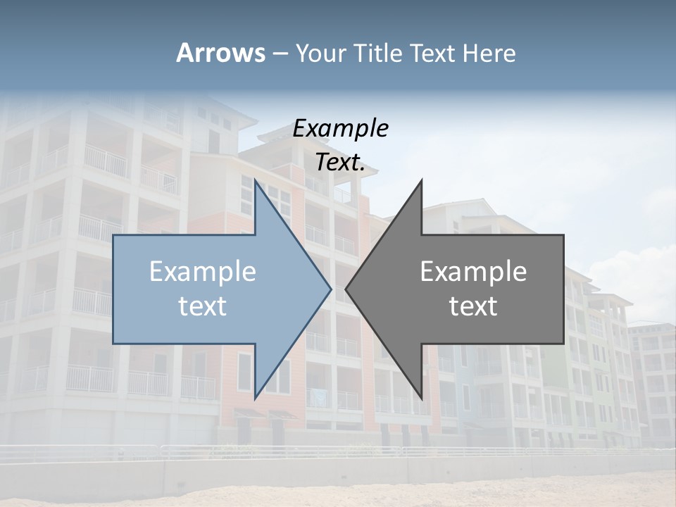 Orange Estate Turquoise PowerPoint Template
