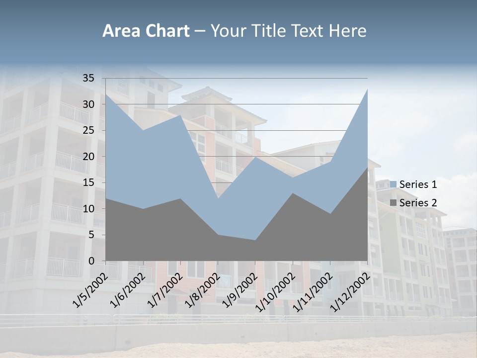 Orange Estate Turquoise PowerPoint Template