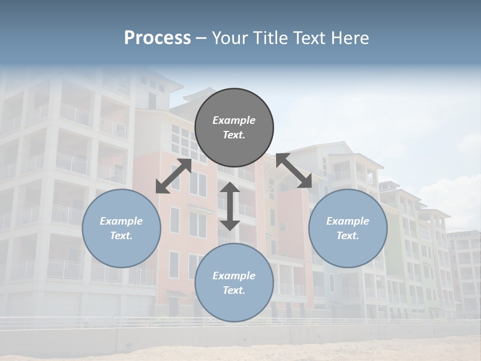 Orange Estate Turquoise PowerPoint Template