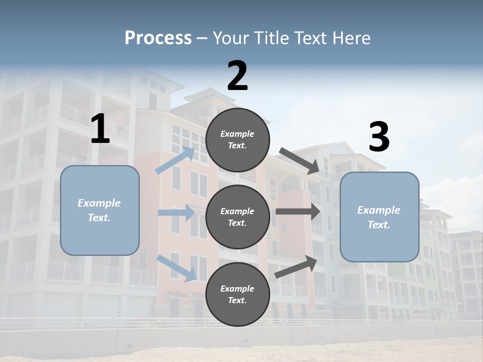 Orange Estate Turquoise PowerPoint Template