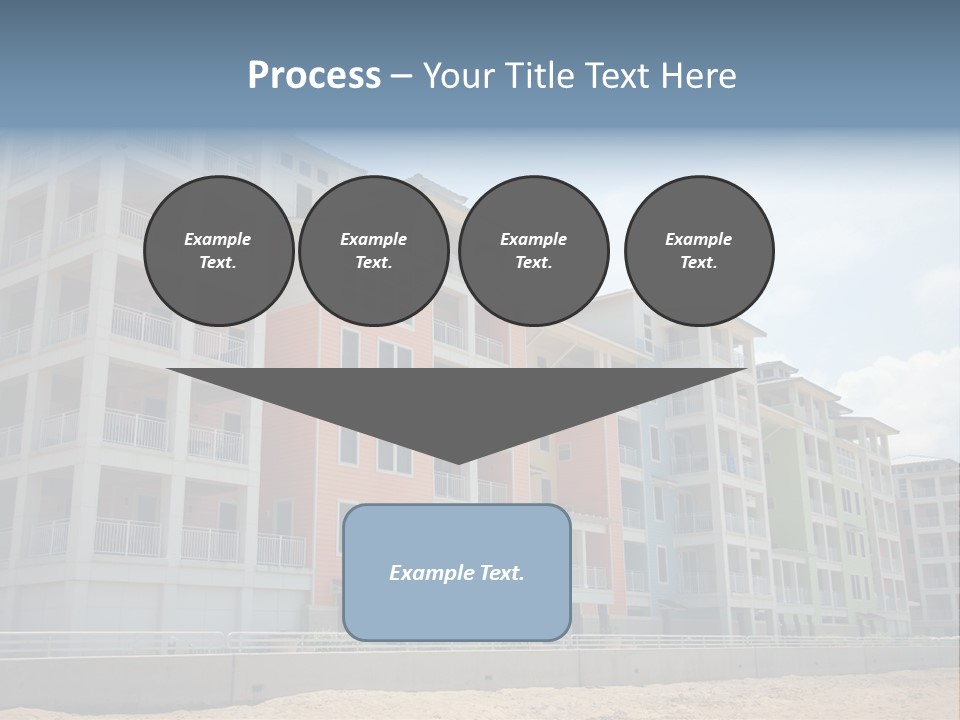 Orange Estate Turquoise PowerPoint Template
