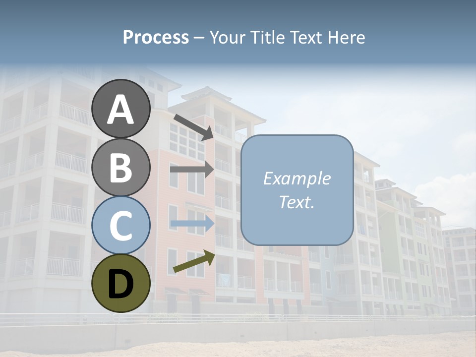 Orange Estate Turquoise PowerPoint Template