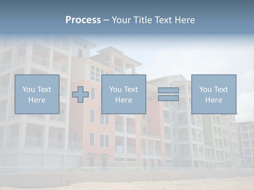 Orange Estate Turquoise PowerPoint Template