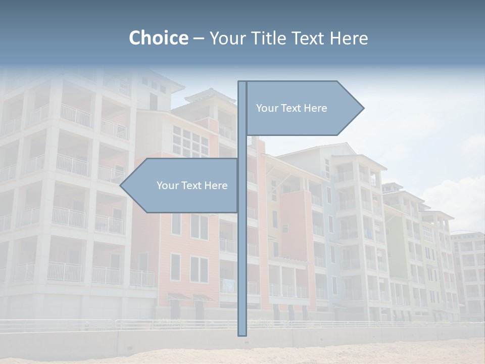 Orange Estate Turquoise PowerPoint Template