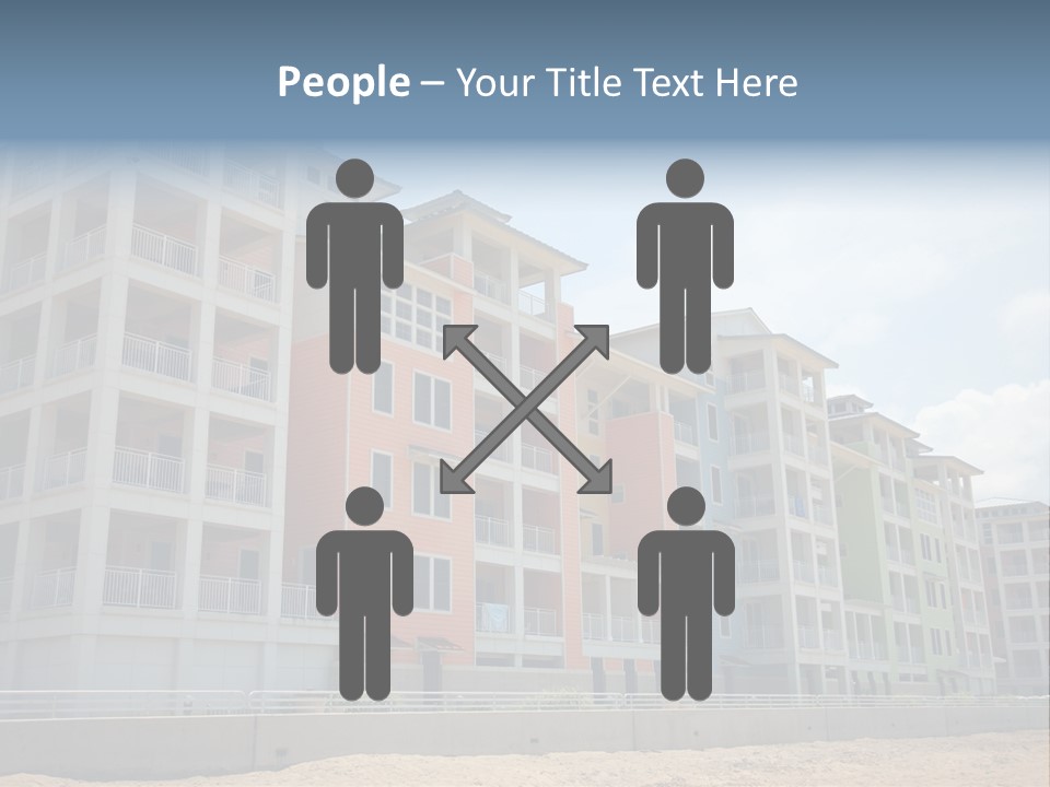 Orange Estate Turquoise PowerPoint Template