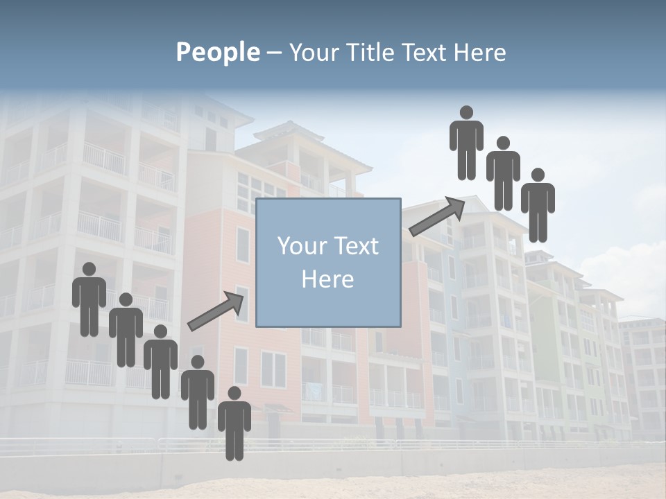 Orange Estate Turquoise PowerPoint Template