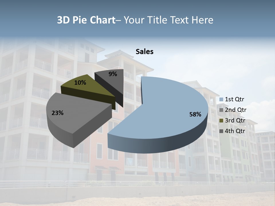 Orange Estate Turquoise PowerPoint Template