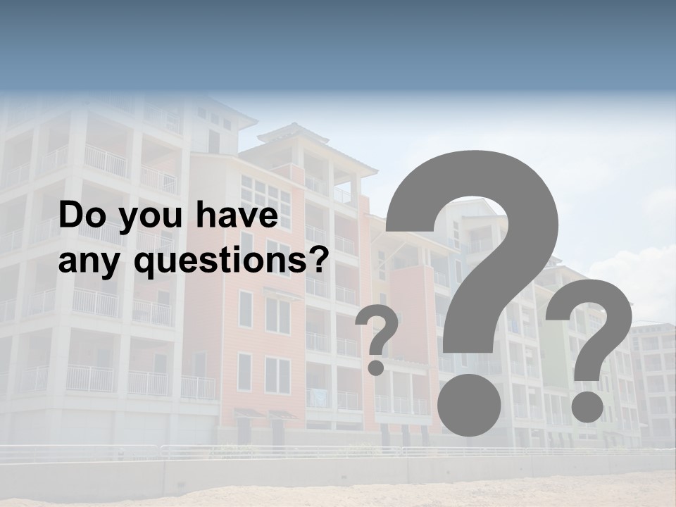 Orange Estate Turquoise PowerPoint Template