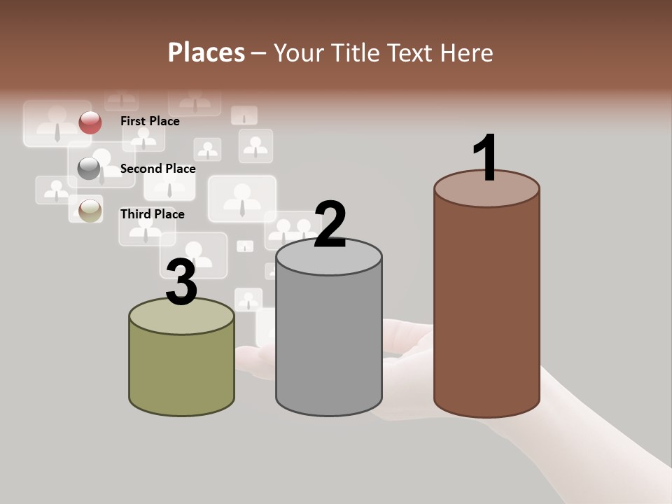 Internet Media Glowing PowerPoint Template