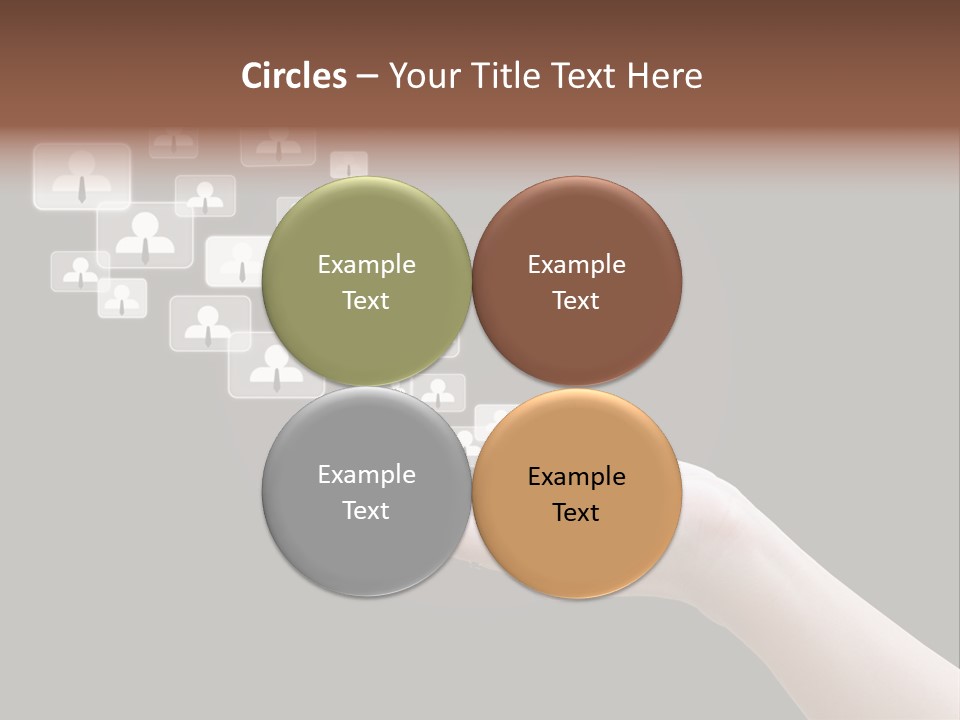 Internet Media Glowing PowerPoint Template