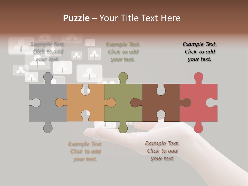Internet Media Glowing PowerPoint Template