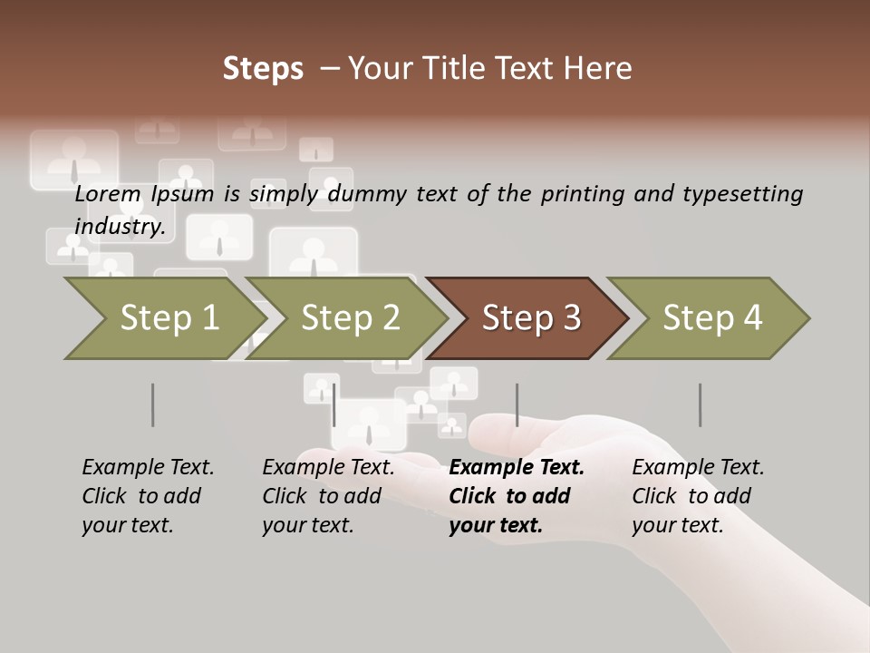 Internet Media Glowing PowerPoint Template