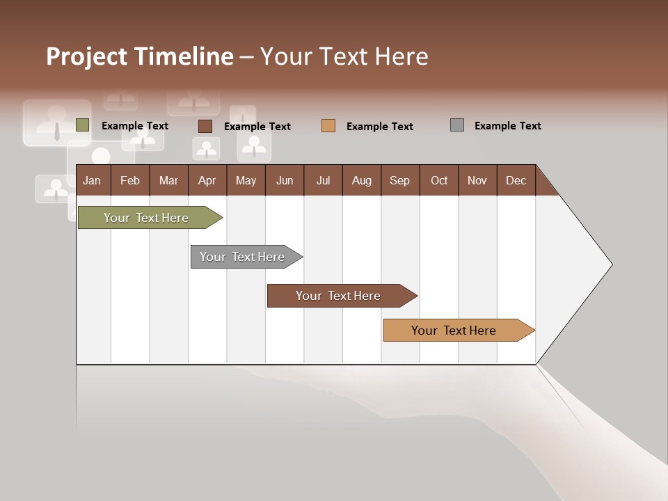 Internet Media Glowing PowerPoint Template