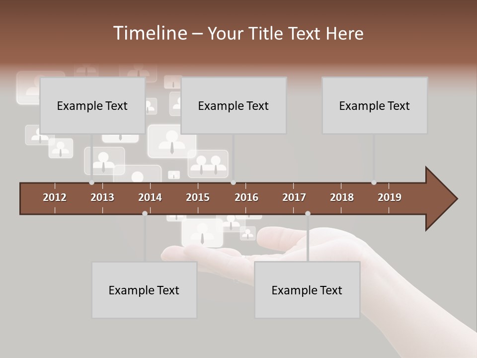 Internet Media Glowing PowerPoint Template