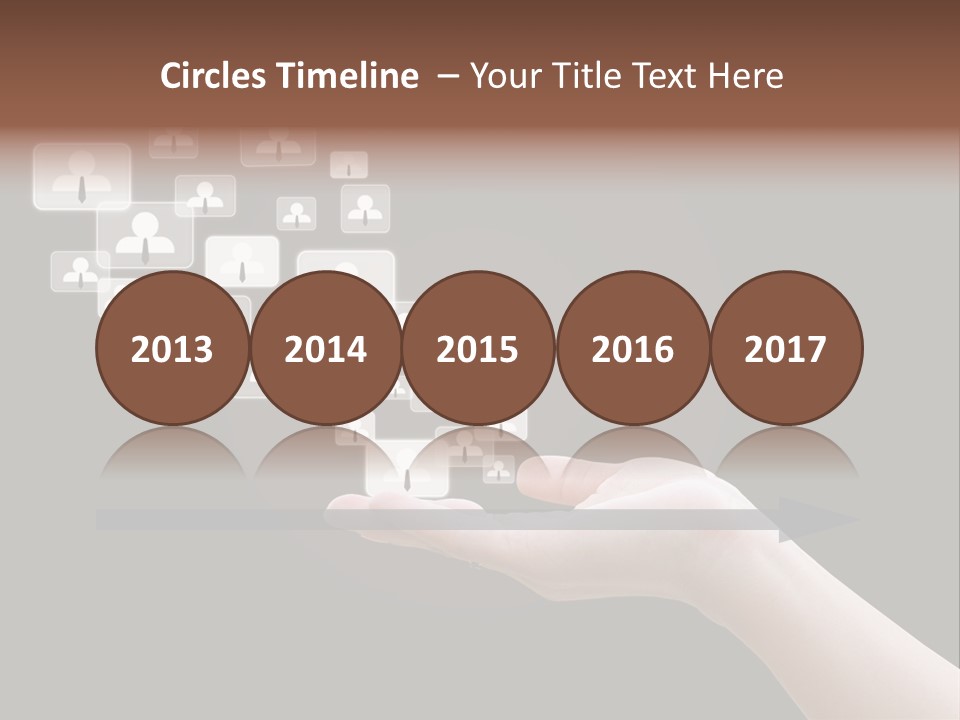 Internet Media Glowing PowerPoint Template