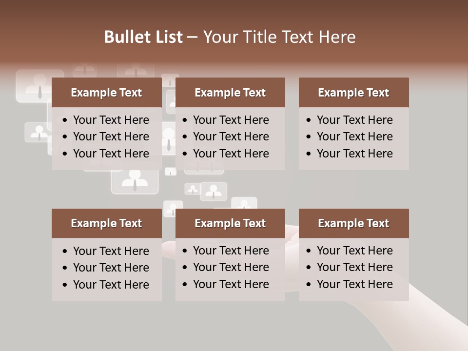 Internet Media Glowing PowerPoint Template