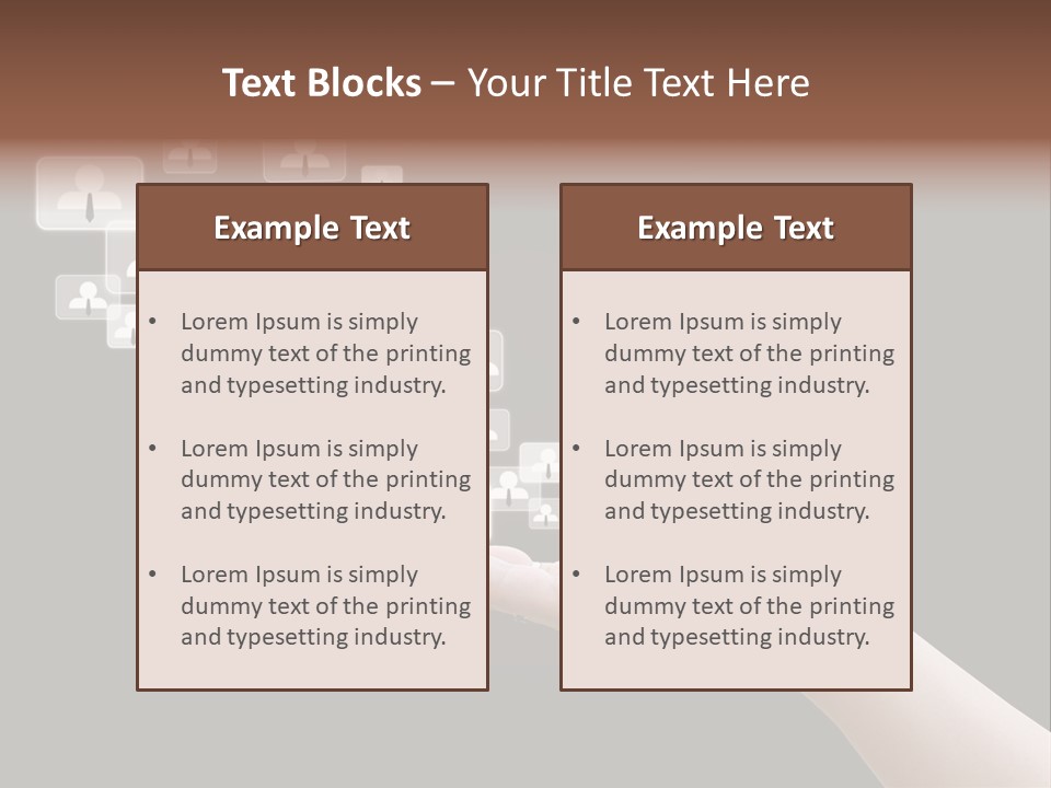 Internet Media Glowing PowerPoint Template
