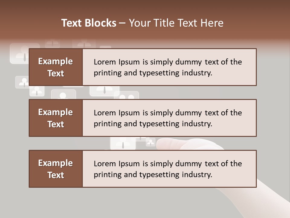 Internet Media Glowing PowerPoint Template