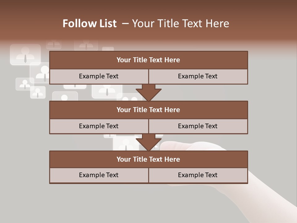 Internet Media Glowing PowerPoint Template