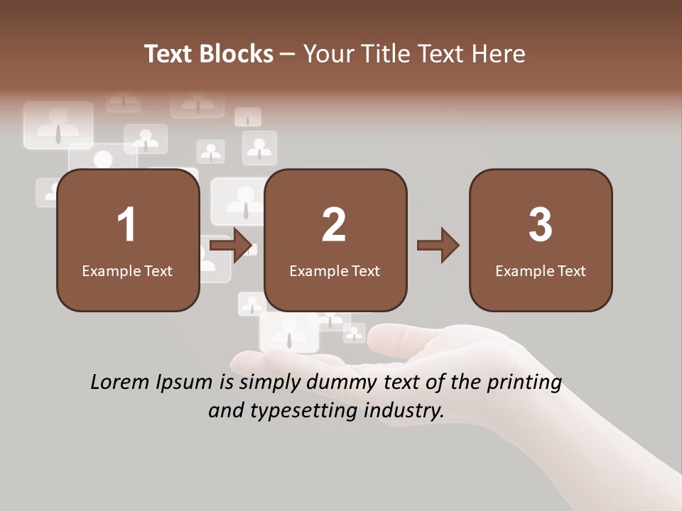 Internet Media Glowing PowerPoint Template
