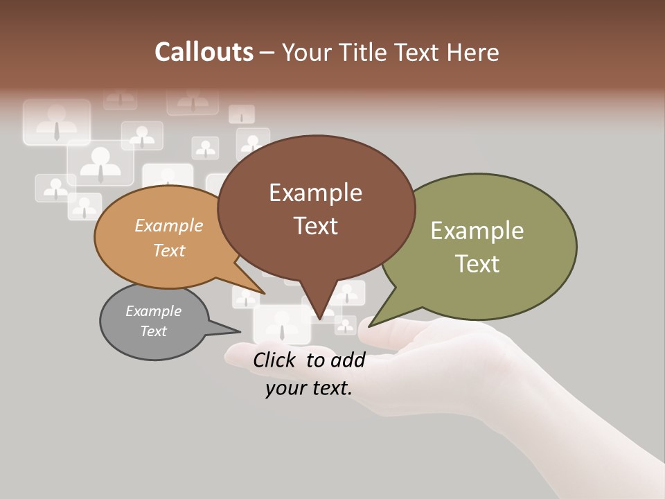 Internet Media Glowing PowerPoint Template