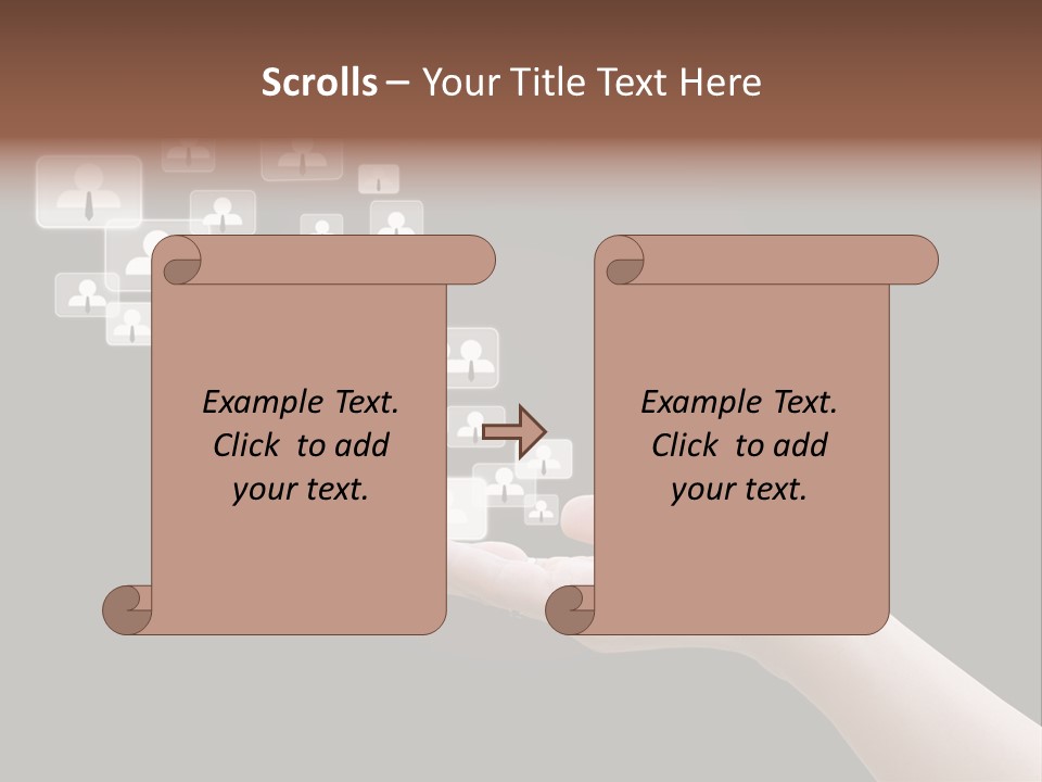 Internet Media Glowing PowerPoint Template