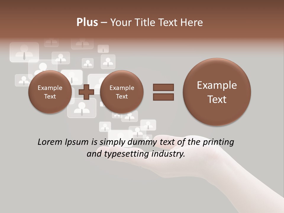 Internet Media Glowing PowerPoint Template