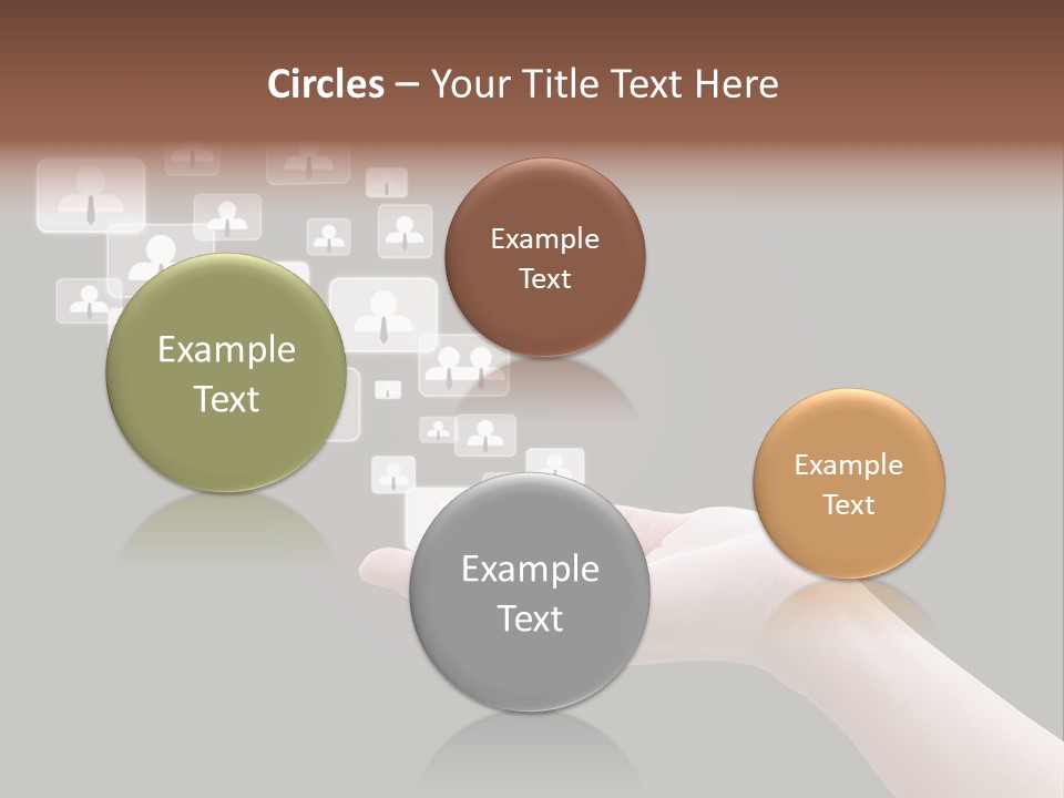 Internet Media Glowing PowerPoint Template