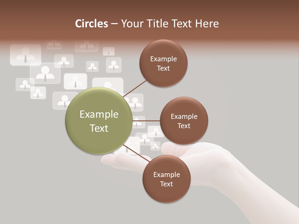 Internet Media Glowing PowerPoint Template