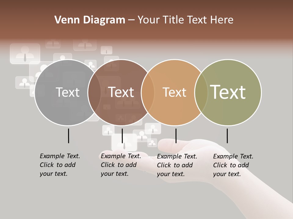 Internet Media Glowing PowerPoint Template