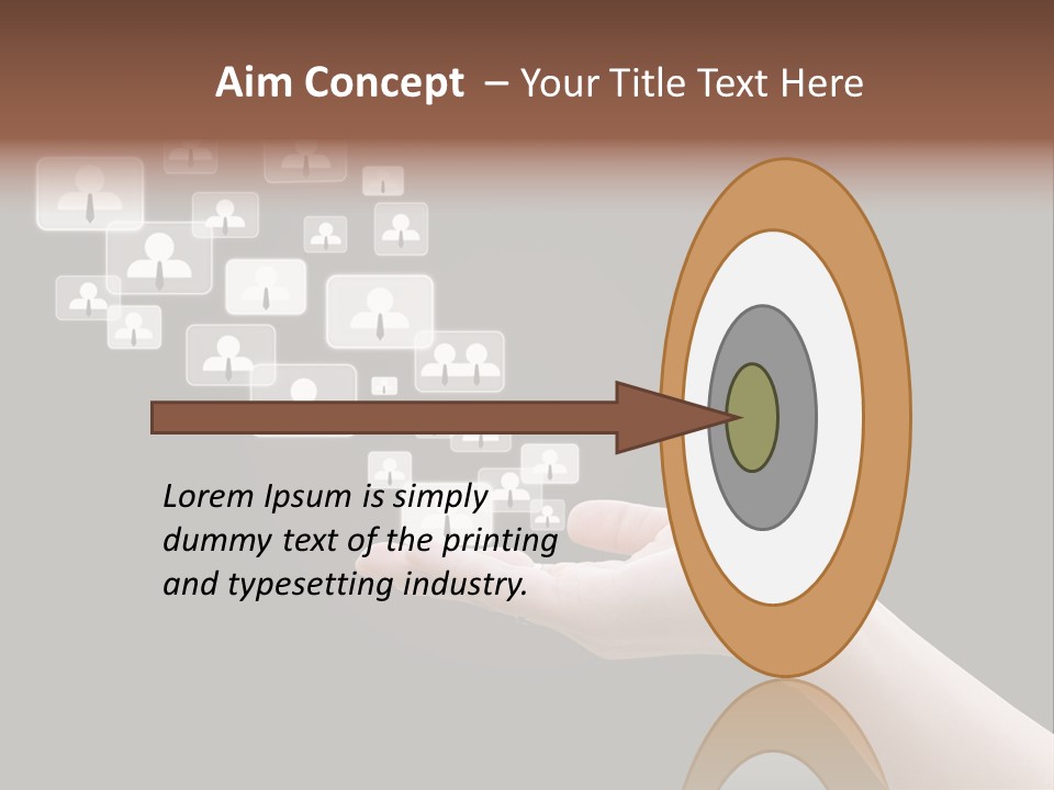 Internet Media Glowing PowerPoint Template