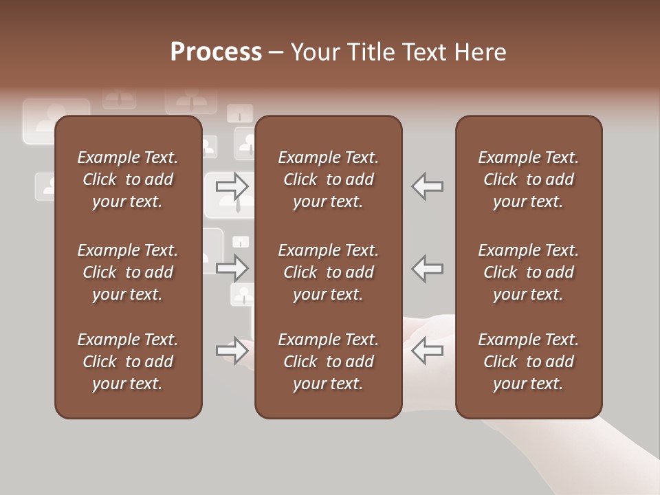 Internet Media Glowing PowerPoint Template