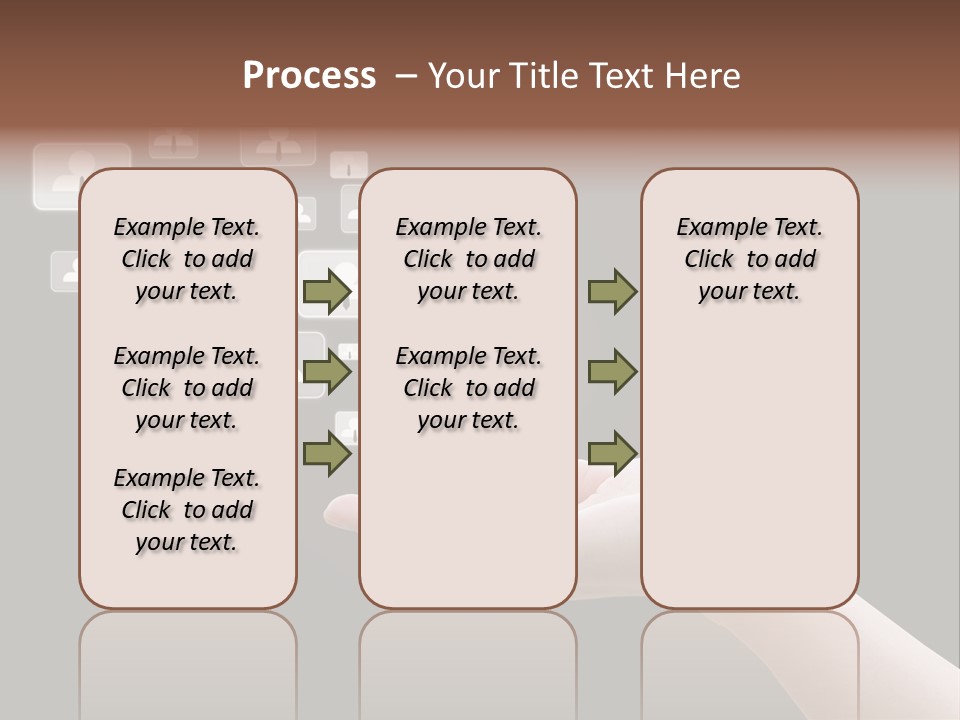 Internet Media Glowing PowerPoint Template