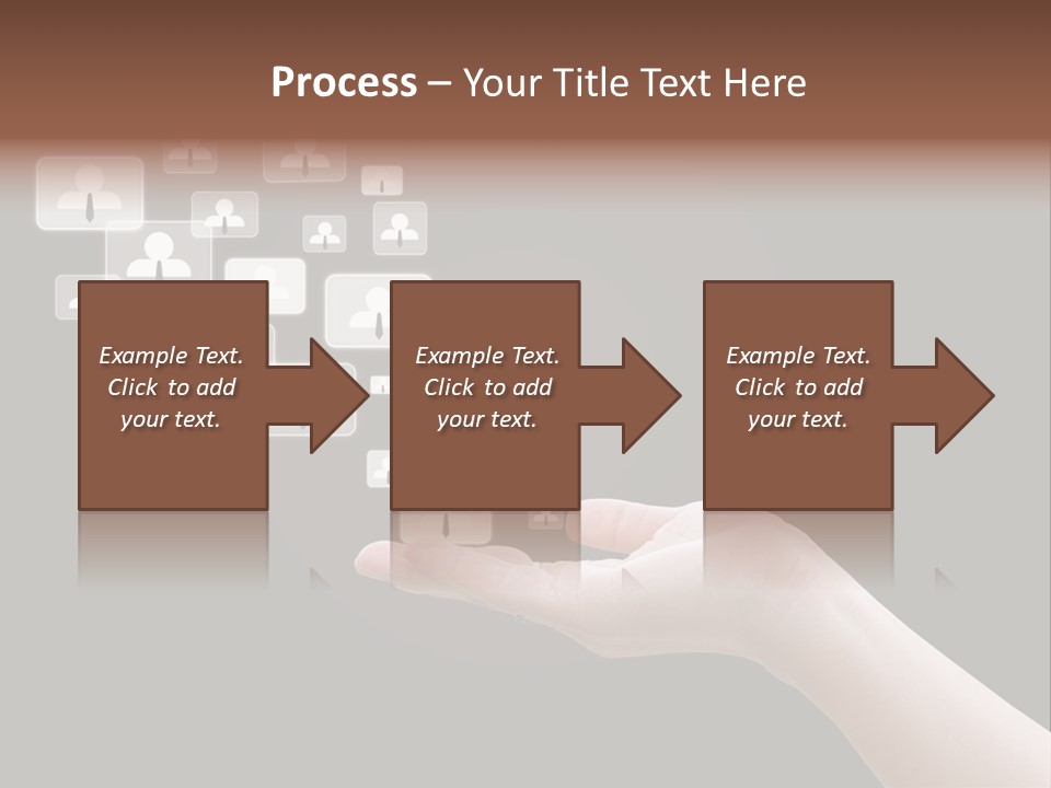 Internet Media Glowing PowerPoint Template