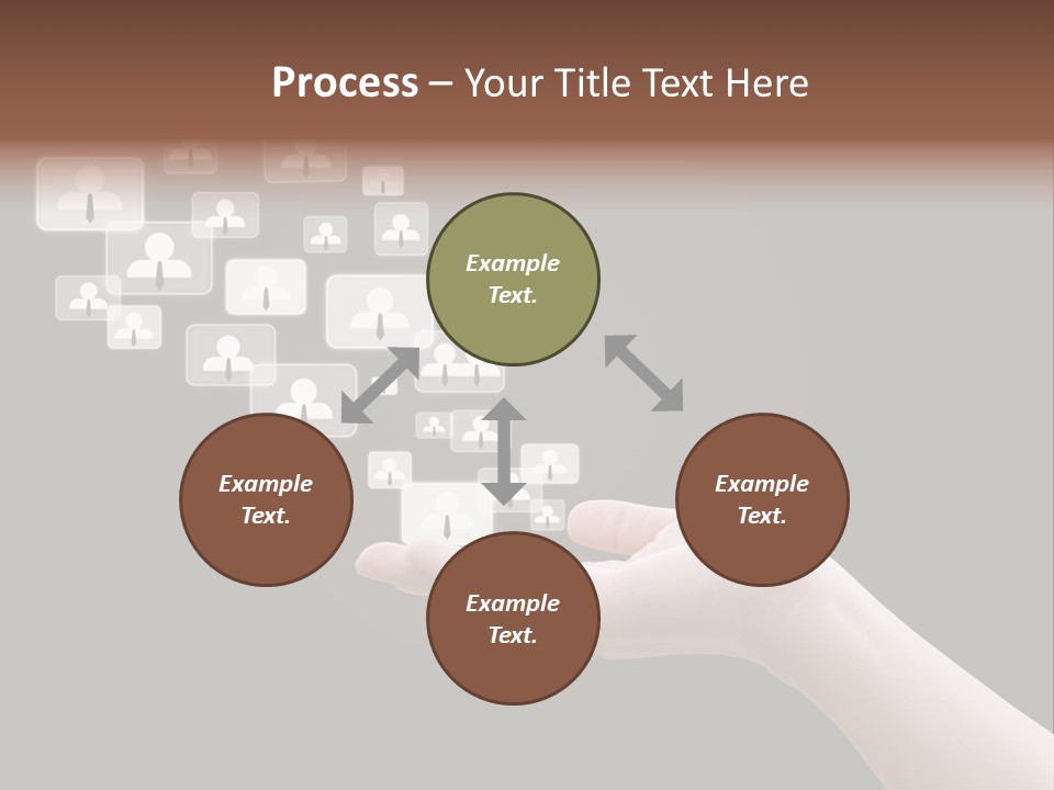 Internet Media Glowing PowerPoint Template