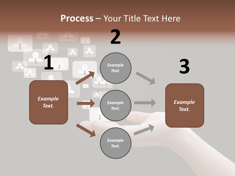 Internet Media Glowing PowerPoint Template