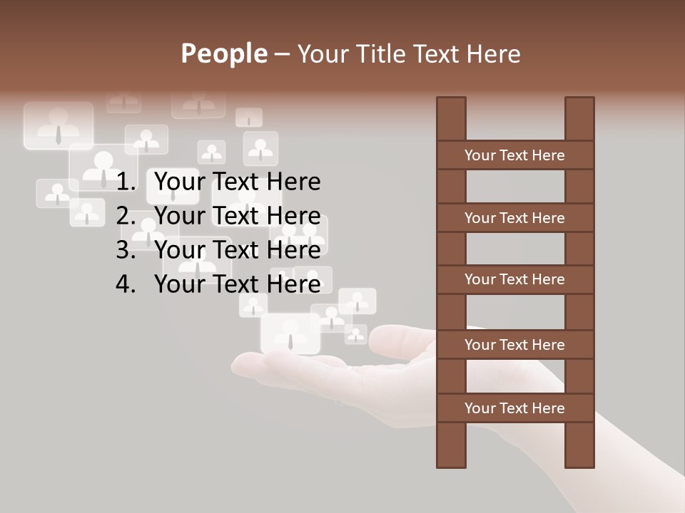 Internet Media Glowing PowerPoint Template